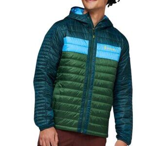 Capa Insulated Hooded Jacket - Deep Ocean/Forest